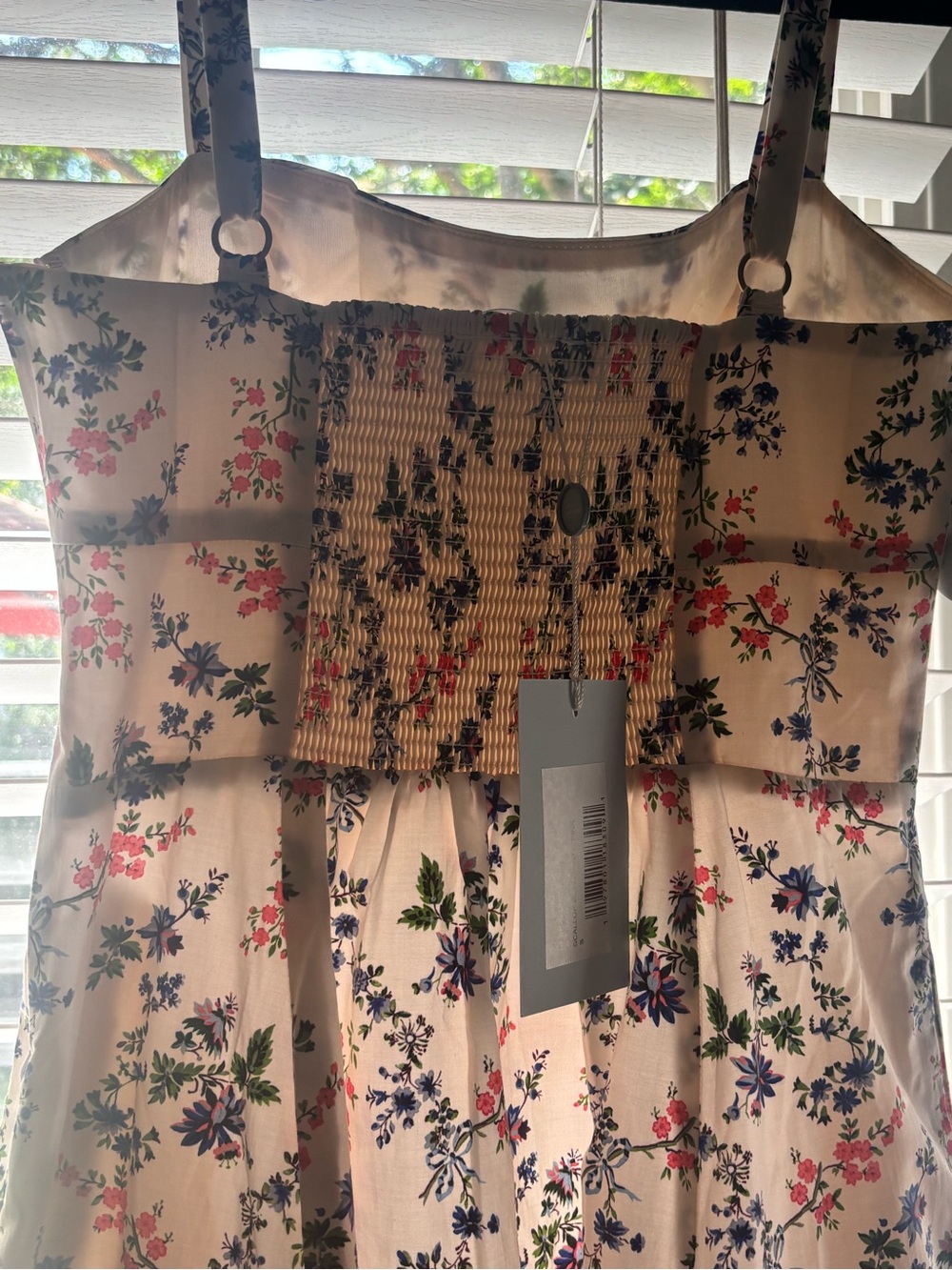 NWT & NEVER WORN: HILL HOUSE SIZE S| The Margot Dress - White Floral Midi Dress - Picture 4 of 8